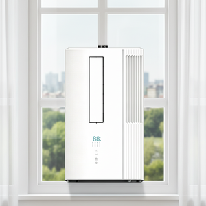 เครื่องปรับอากาศแบบติดหน้าต่าง 7500BTU ขายส่ง ราคาประหยัดกว่า เครื่องปรับอากาศแบบแยกส่วน 320 ลูกบาศก์เมตร/ชม. ปริมาณลมมาก ควบคุมอุณหภูมิคงที่ทั่วบ้าน US - Product Image 4