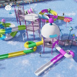 Tapis anti-éclaboussures extérieur Cenchi équipement de jeu aquatique pour enfants parc aquatique commercial aire de jeux anti-éclaboussures parc aquatique personnalisé - Product Image 2