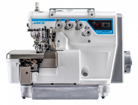 Nouvelle machine à coudre surjeteuse industrielle Jack E5 à entraînement direct, épaisseur réglable, 3 fils, 4 fils, 5 fils