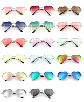 Bettega Heart lunettes de soleil spot love type lunettes progressives Europe et les États-Unis tendance monture en métal lunettes de soleil pour femmes