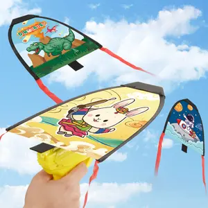 Mainan Katapel Layangan Terbang Terbaru Mainan Olahraga Taman Luar Ruangan untuk Anak-anak Layangan Meluncurkan Katapel Terbang Mainan