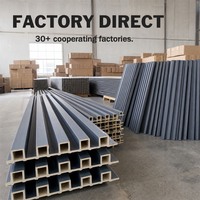 Panneaux muraux WPC de haute qualité pour intérieur, imperméables, écologiques, ignifuges, surface 3D traditionnelle, pour usage domestique et commercial