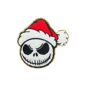 Fantasma do Dia Das Bruxas Abóbora Chenille Patch Queda Do Chapéu Do Camionista Halloween Boo Queda Ferro Bordado em Patches - Product Image 4