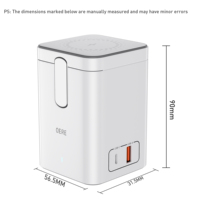 Chargeur sans fil pour téléphone portable QERE KC-0801, station de charge rapide, chargeur sans fil multifonctionnel, portable, pliable, mini