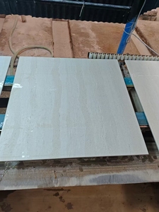 600x600 màu be <span class=keywords><strong>travertine</strong></span> sứ gạch Matt ngà đá ốp tường gạch Gạch gốm ốp tường - Product Image 3