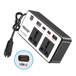 Invertitore di potenza da campeggio per esterni 200W 12V presa 220V universale PD caricatore rapido UsB adattatore per auto <span class=keywords><strong>Inverter</strong></span> - Product Image 5