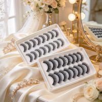 Cils en gros à marque privée pas chers, cils 3D doux et vaporeux, faux cils en promotion