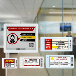 Wireless 4.2-Inch E-Ink Display Digital Price Tag Esl Electronic Office Signage Electronic Shelf Label Compatible <b>Eas</b> <b>Systems</b> - Product Image 1