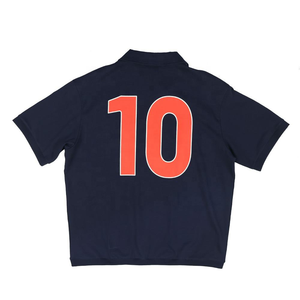 Maillots de football rétro personnalisés respirants en tricot pour hommes, noirs, à manches courtes, style <span class=keywords><strong>vintage</strong></span>, streetwear - Product Image 2