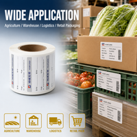 Étiquettes autocollantes en papier synthétique sur mesure, impression de logo de marque couleur, résistantes à l'eau et aux déchirures, pour usage agricole