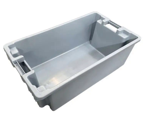 Bền Tote hộp cho thực phẩm lưu trữ Stackable Cá hộp với thùng nhựa xử lý hộp - Product Image 1