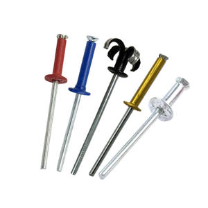 Fabricant de rivets aveugles DIN7337 Rivets aveugles pop en aluminium à tête plate de type ouvert - Product Image 5