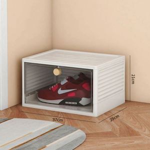 Haogle - Organizador de Oficina de Plástico PP al por Mayor, Caja de Almacenamiento de Zapatos Apilable, Plegable, Multifuncional, Caja Ciega, Combinación DIY - Product Image 6