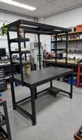 Banc de travail robuste en profilé aluminium à rainures en T 3060 4080 pour réparation informatique, table de maintenance antistatique pour réparation électronique