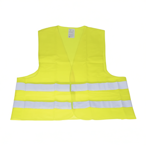 Chaleco de Alta Visibilidad Amarillo Reflectante, Talla 12, Ropa de Trabajo de Seguridad - Product Image 2
