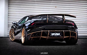 ชุดแต่งคาร์บอนไฟเบอร์สำหรับ Lamborghini Huracan LP580 LP610 ชุดแต่ง Huracan รุ่นอัพเกรด PD-style ซุ้มล้อหน้า สปอยเลอร์หน้า ดิฟฟิวเซอร์ - Product Image 5
