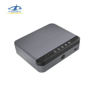 HFSecurity HP400 Pequeña <span class=keywords><strong>caja</strong></span> <span class=keywords><strong>de</strong></span> <span class=keywords><strong>seguridad</strong></span> para hogar, hotel, joyería y <span class=keywords><strong>armas</strong></span>, personalizable y <span class=keywords><strong>de</strong></span> acceso rápido - Product Image 2