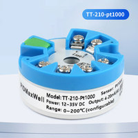 Transmetteur de température analogique universel à montage sur tête avec entrée 4-20 mA, en plastique, compatible OEM/ODM