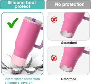 Meilleure Vente : Housse Antidérapante Réutilisable de 12 oz, Résistante à la Chaleur, en Silicone, pour Bouteille ou Gobelet - Product Image 3