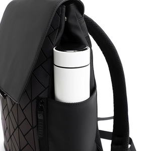 Large Capacity Waterproof Double Shoulder Computer <b>Backpack</b> for <b>Men</b> Women-Commuting Sports Casual Use Featuring PU Polyester - Product Image 3