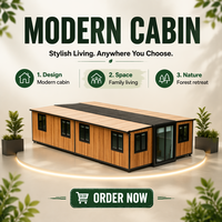 Maison conteneur extensible 20ft 40ft, cabane préfabriquée avec panneaux muraux en bois, métal et plastique pour jardin, camping, gîte, bureau ou espace extérieur