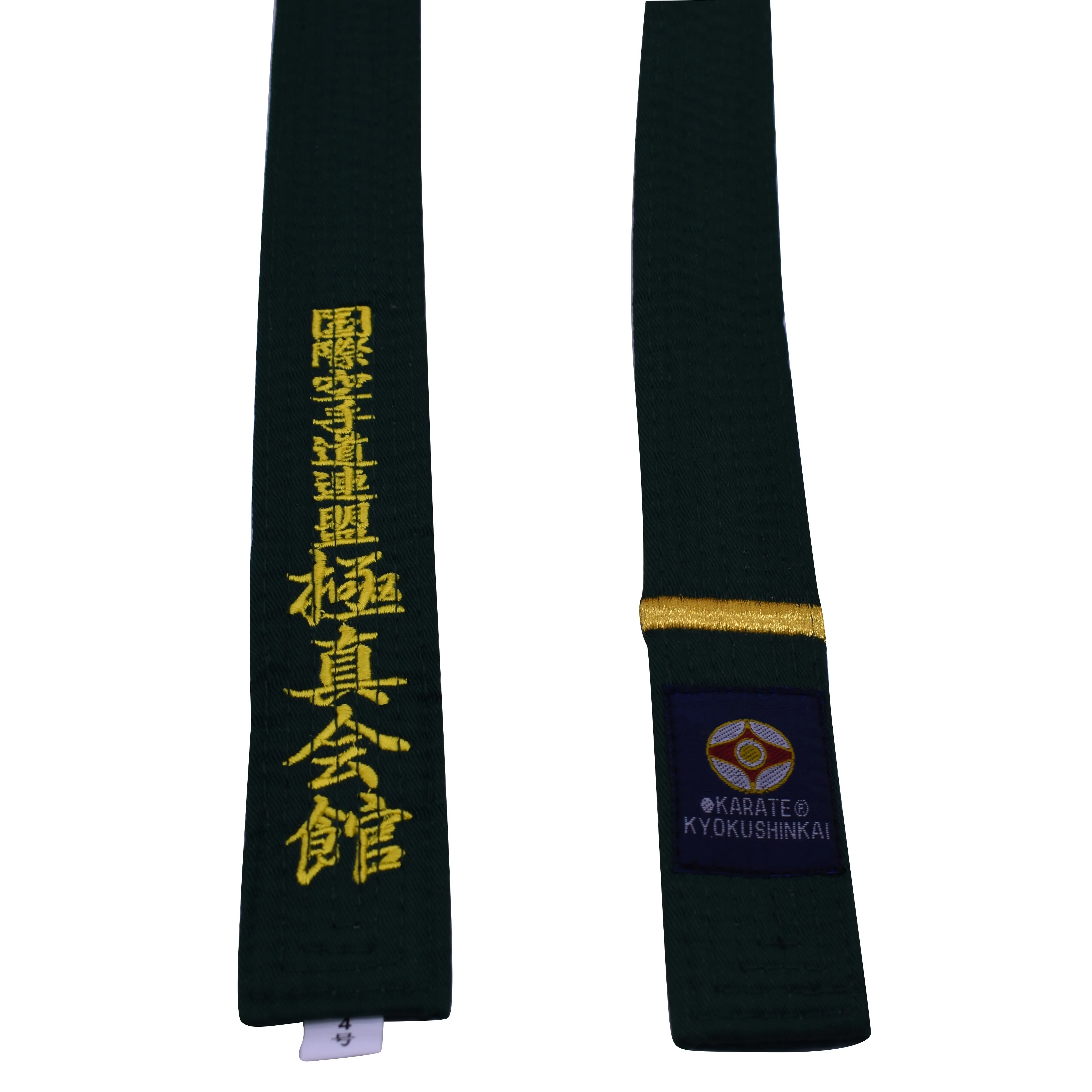 Kyokushin Farbe Karate Gürtel mit Stickerei