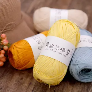 Eco-friendly Ring Spinning Baby 100% Cotton Wool Hand Knitting Crochet yarn