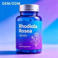 Capsules standardisées de Rhodiola Rosea riches en Salidroside et Rosavine : Soutien Adaptogène pour l'Énergie, la Concentration Mentale et le Bien-être