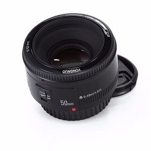 เลนส์กล้อง YONGNUO YN50mm F1.8 สำหรับ <span class=keywords><strong>Nikon</strong></span> / Canon EOS เลนส์รูรับแสงกว้าง โฟกัสอัตโนมัติ สำหรับกล้อง DSLR D800 D300 D700 D3200 D3300 - Product Image 1