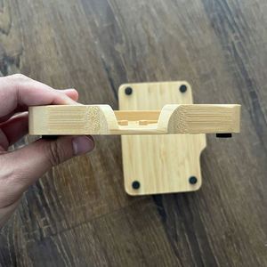 Custom LOGO Bathroom Kitchen <b>Soap</b> <b>Dish</b> Natural <b>Bamboo</b> <b>Soap</b> Holder with Drainage - Product Image 4