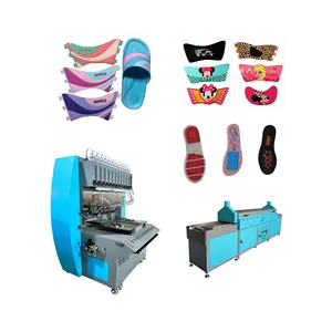 Máquina automática de fabricación de parches de PVC de 12 colores proceso de fabricación de cara de zapato de suela de zapato de PVC