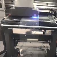 Nouvelle imprimante jet d'encre UV automatique 80CM, 2 têtes I3200, traceur numérique pour étiquettes et bannières, garantie 1 an, écran tactile multifonction