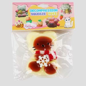 ของเล่นแมวบีบอัดเด้งช้าไม่เหมือนใครของเล่นบรรเทาความเครียดแบบบีบอัดแมว - Product Image 3
