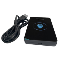 CMRFID nfc rfid lecteur d'étiquette de carte portable usb sans contact 13.56mhz lecteur de carte écrivain