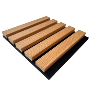Panneau mural à lattes Panneaux muraux en bambou Panneaux muraux en <span class=keywords><strong>bois</strong></span> - Product Image 2