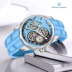 Reloj de Pulsera Mecánico con Tourbillon y Esqueleto para Hombre PAGANI DESIGN PD-YS022, Reloj Automático para Hombre con Correa de Caucho Fluorado - Product Image 2