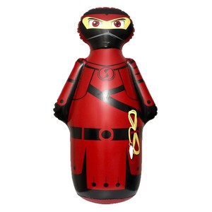 Saco de Boxeo Inflable Ninja de 120x60cm, PVC, Autoportante, para Niños, Entrenamiento de Fitness al Aire Libre - Product Image 5