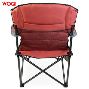 Silla Plegable Extra Grande Woqi, Silla de Playa Portátil para Exteriores con Portavasos Doble, Naranja - Product Image 3