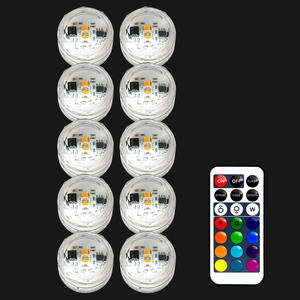 Hot-Selling LED Submersible Bouton Type 40 Heures Coloré Fish Tank Lumière Décorative IP68 Atmosphère Étanche <span class=keywords><strong>Piscine</strong></span> Lumières - Product Image 6