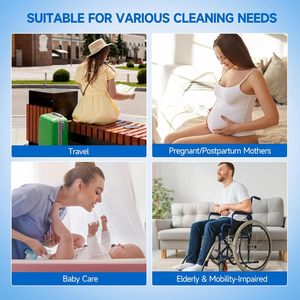 Bassin de Bain de Siège Portable : Buse de Pulvérisation Électrique Haute Pression, Double Mode, Capacité de 350 ml, Convient aux Femmes <span class=keywords><strong>Enceintes</strong></span> et aux Bébés - Product Image 6