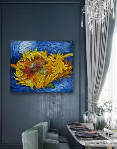 Handgemaakte Olieverfschilderij Bloem Olieverfschilderij Aanpasbare Muurkunst Huisdecoratie Schilderij Bloemen