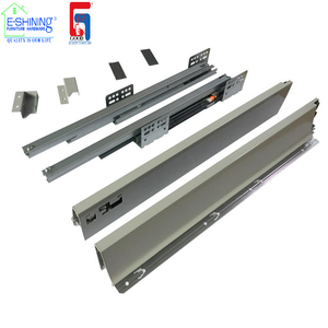 Tốt Mềm Đóng Kim Loại Mỏng Hộp Ngăn Kéo Mềm Đóng Cửa Trượt Ngăn Kéo Hộp Trượt Tủ Bếp Hệ Thống Ngăn Kéo Với Nhà Máy Tùy Chỉnh - Product Image 5