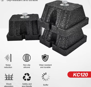 Supporti isolatori in gomma Anti-vibrazione per condizionatori e pompe essenziali per reprimere oscillazioni - Product Image 6