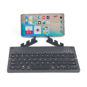 B048 Plus <span class=keywords><strong>tastiera</strong></span> Wireless 60 tasti Ultra sottile pieghevole IOS Android vince <span class=keywords><strong>Smartphone</strong></span> Tablet Laptop pieghevole B048 Plus <span class=keywords><strong>tastiera</strong></span> - Product Image 4