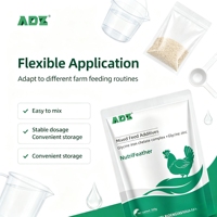 NutriFeather LIANGYU Prémélange Alimentaire Anti-Pica pour Poulets, Canards, Oies – Renforce l'Immunité, Stimule la Repousse des Plumes