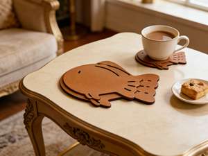 เขียงรูปทรงปลา ทำจากไม้คอมโพสิตน้ำหนักเบา เขียงบาง ล้างในเครื่องล้างจานได้ เขียงใยไม้สำหรับห้องครัว - Product Image 4