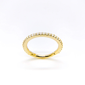 ROXI - Anillo de Nariz de Plata de Ley S925 de 6 mm, Pendientes de Aro, Joyería Corporal para Mujer - Product Image 1