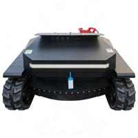Tondeuse à gazon portable sur chenilles 4 temps pour terrains en pente, pour fermes domestiques, avec tonte et débroussaillage automatiques robotisés intelligents