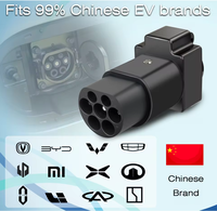 Adaptador de Descarga para Vehículos Eléctricos GBT V2L de 16A con Enchufe Schuko para Reino Unido e Israel, para Vehículos Eléctricos de Marca China