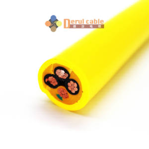 Cable de carrete de polipasto Cable redondo de grúa flexible de bajo voltaje con funda PUR para grúa aérea y polipasto - Product Image 2
